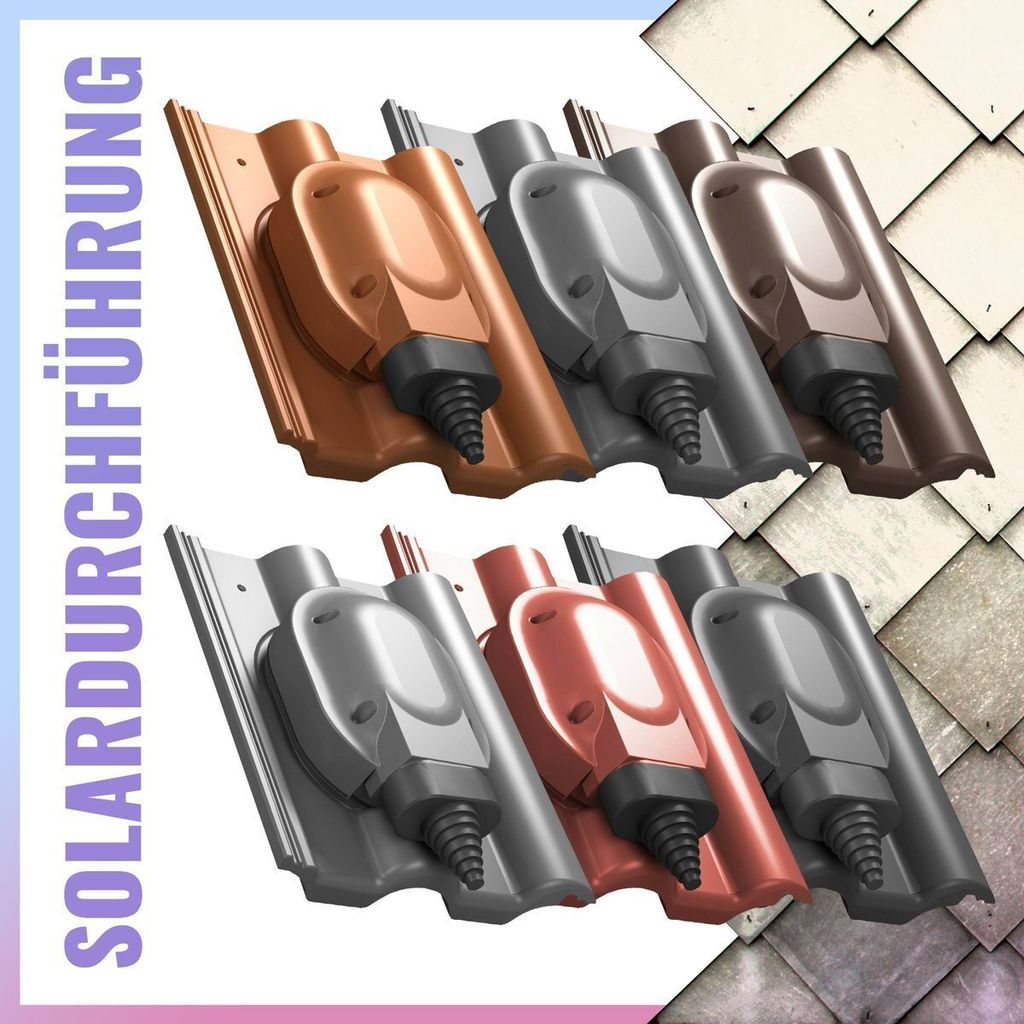 Solardurchführung TILE PS Dachziegel Dachdurchgang Produktbild 