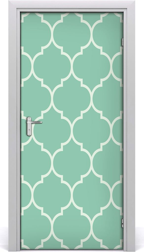 Tulup Türaufkleber 95x205 cm Dekorative Aufkleber Selbstklebend Wasserdichte Tapete Abnehmbar Schlafzimmer Wohnzimmer Wohnkultur - marokkanische H...