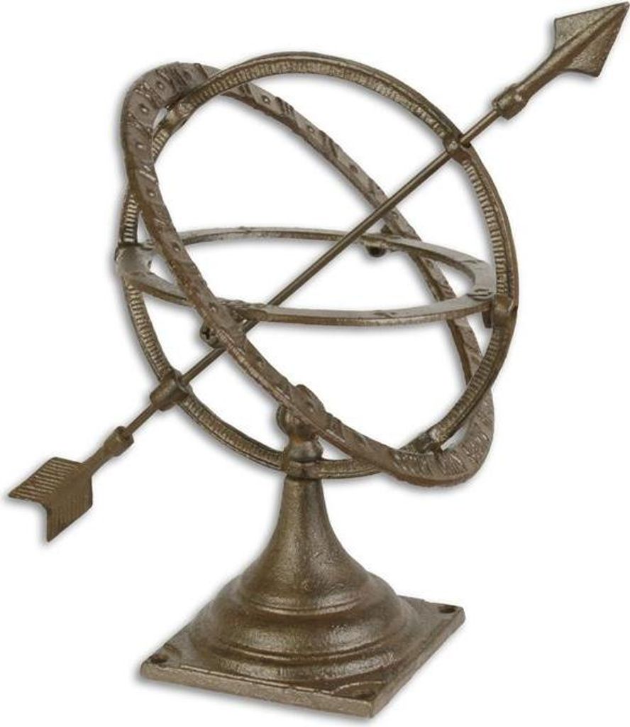 Tischsonnenuhr Gusseisen