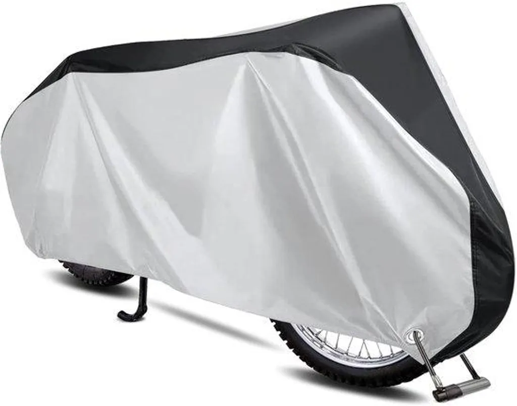 Housse d'hivernage pour moto et moteur extérieur contre pluie et neige