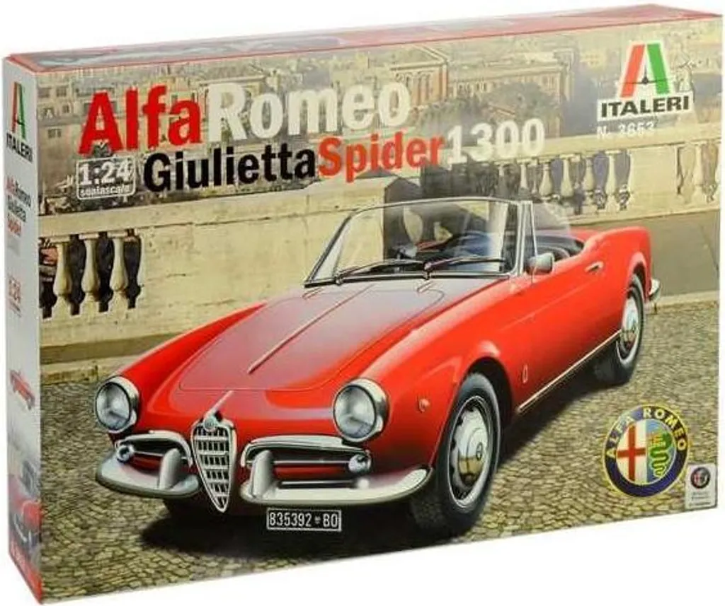 Maquette Alfa Romeo Giulietta Spider 1300 : Kit Complet Haute Fidélité