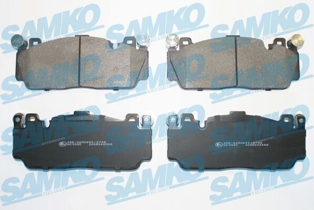 SAMKO Bremsbeläge Satz Vorne Bremsklötze für BMW 5 Limousine (F10) 5SP2088