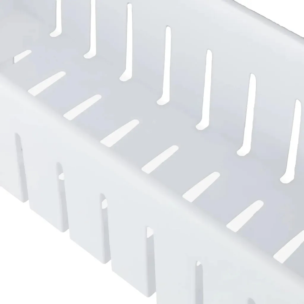 Desserte à roulettes blanche multi-usage avec 3 étagères de stockage - 5