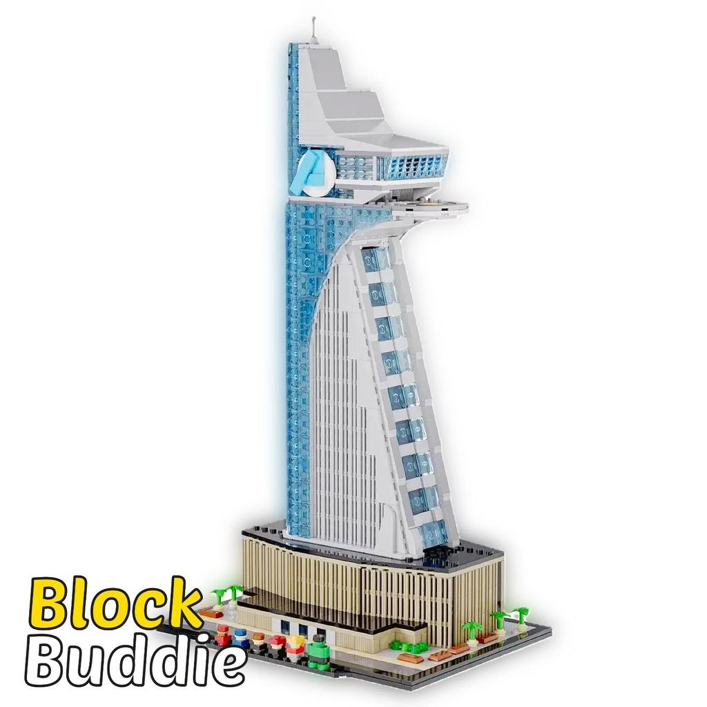 SuperHero City Diorama – 1395 Teile – „Heldenturm“ – Produktbild 