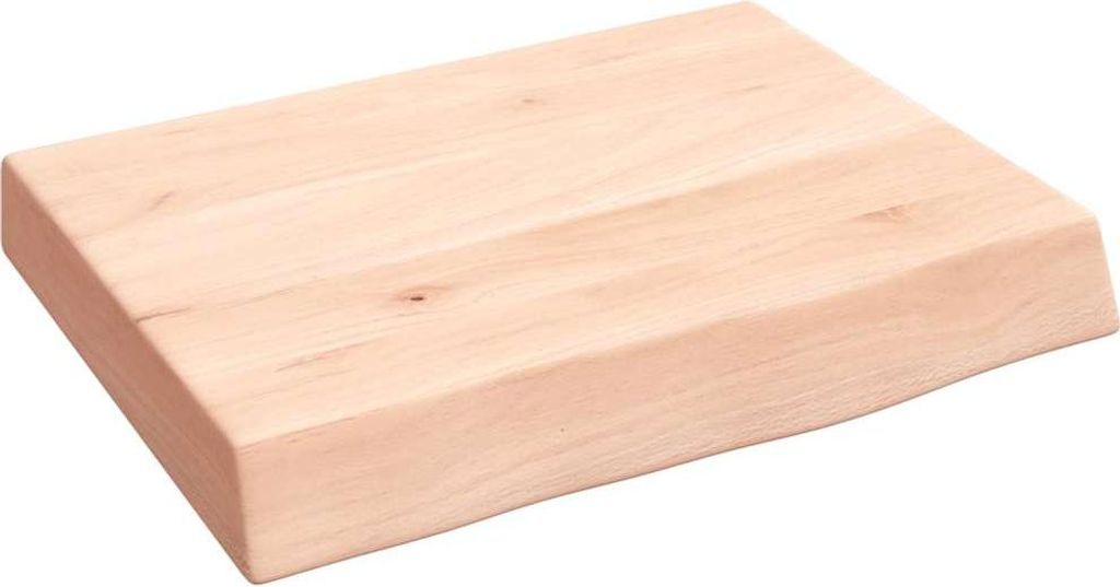 vidaXL Wandregal 40x30x(2-6) cm Massivholz Eiche Unbehandelt