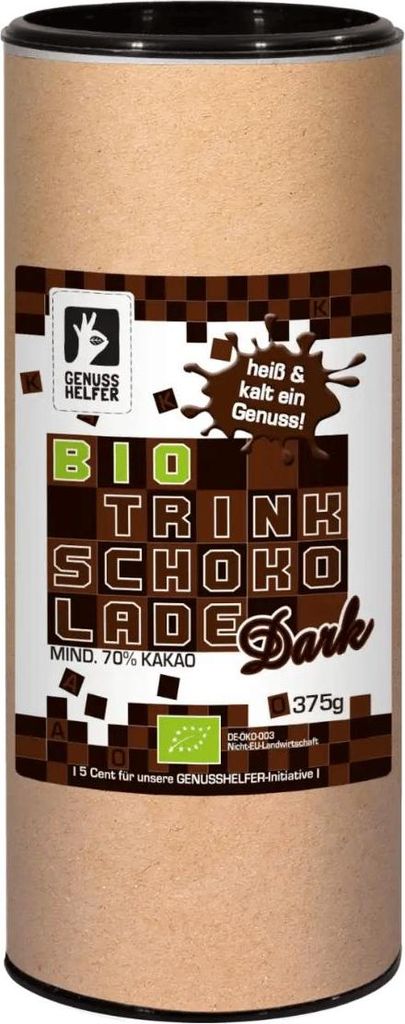 Kakao Trinkschokolade Dark 70% , Kakaopulver, heiße Produktbild 