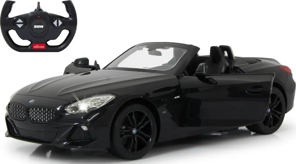 BMW Z4 Roadster 1:14 noire télécommandée 2,4GHz avec phares LED