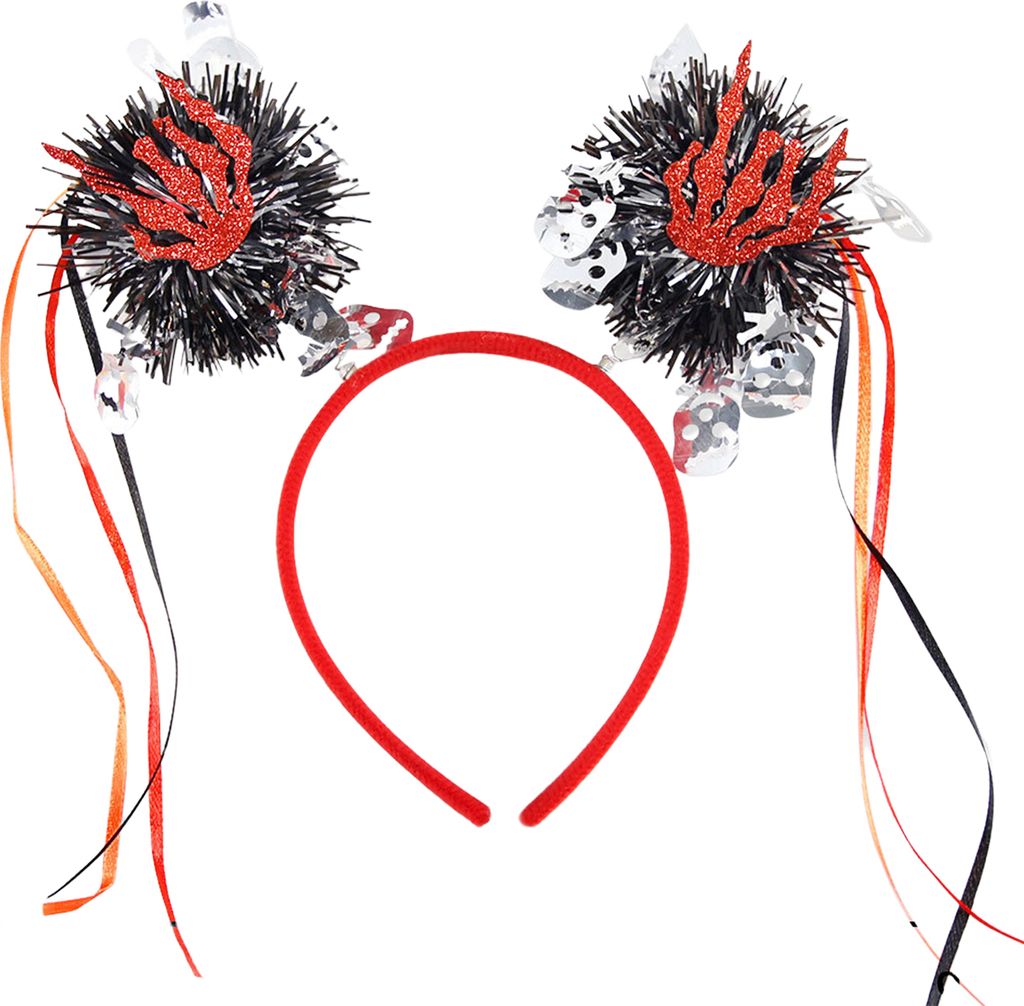 Halloween Stirnband Kürbis Spinne Quaste Frauen Kopfstück Spooky Skeleton Ribbon Headwear Cosplay Zubehör Party Supplies