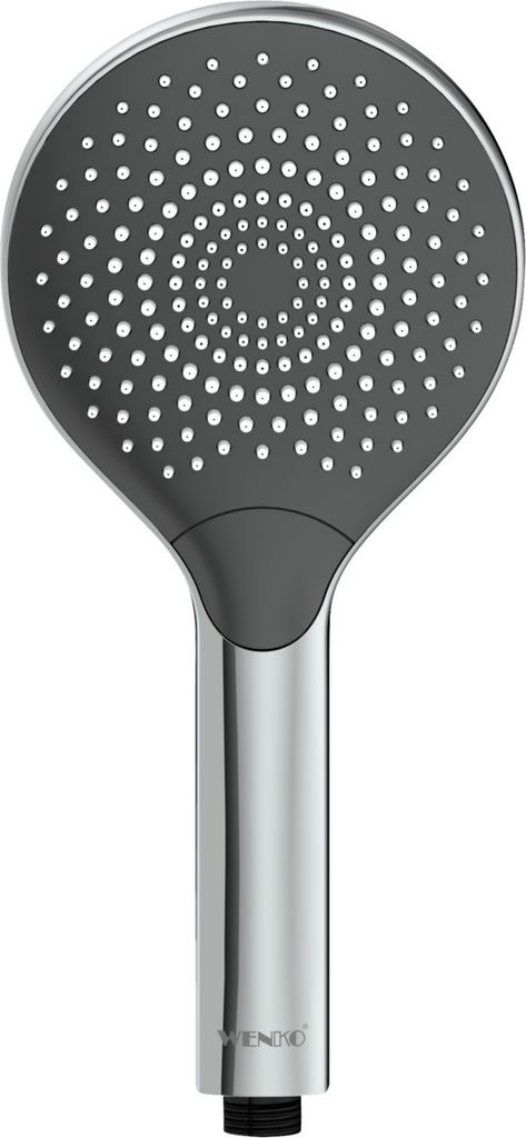 WENKO Dusch Kopf Chrom Ø12cm Water Saving Dusche Brause Wellness Badezimmer