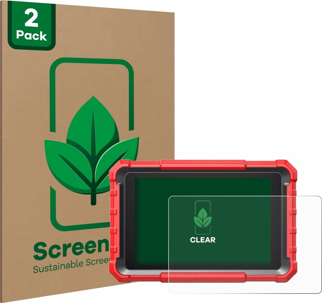 2x ScreenLeaf Schutzfolie für Launch X-431 PROS Elite Pro 5 nachhaltiger Displayschutz Display Schutz Folie Klar Transparent