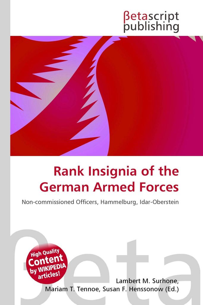 Rank Insignia of the German Armed Forces