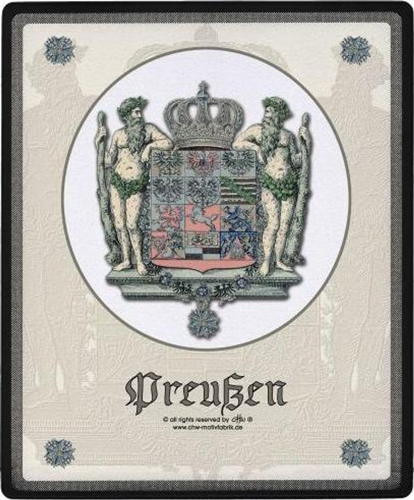 Mousepad Mauspad - Preußen - 22582 Gr. 24 x 20 cm