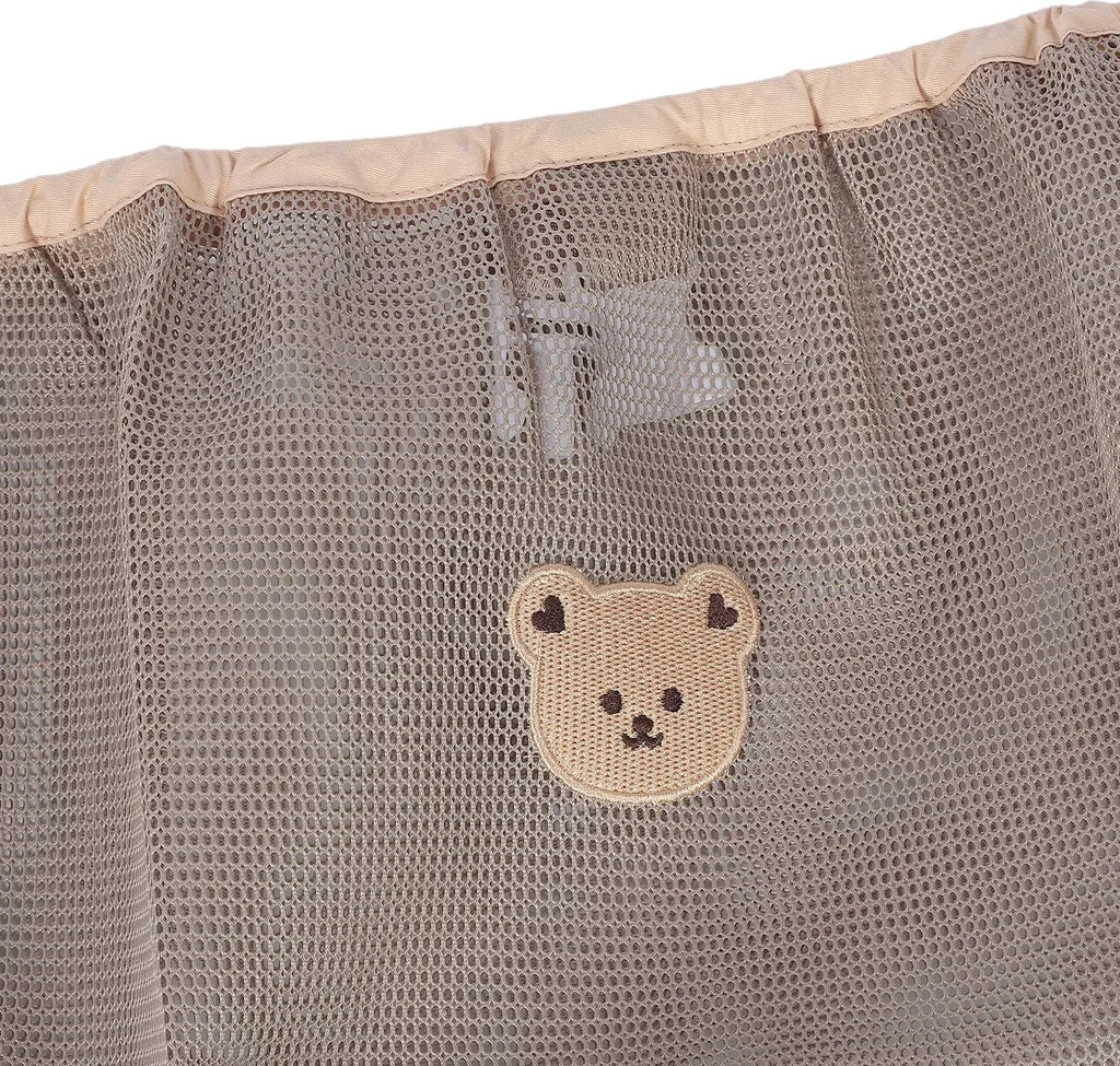 Organizer Passeggino Khaki Bear - Borsa Rete Grande Capienza Orsetto