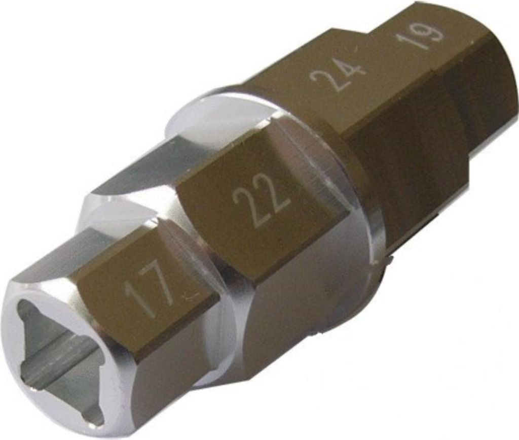 Stecknuss JMP Achse 70mm SW17 / 19 / 22 / 24mm Aluminium