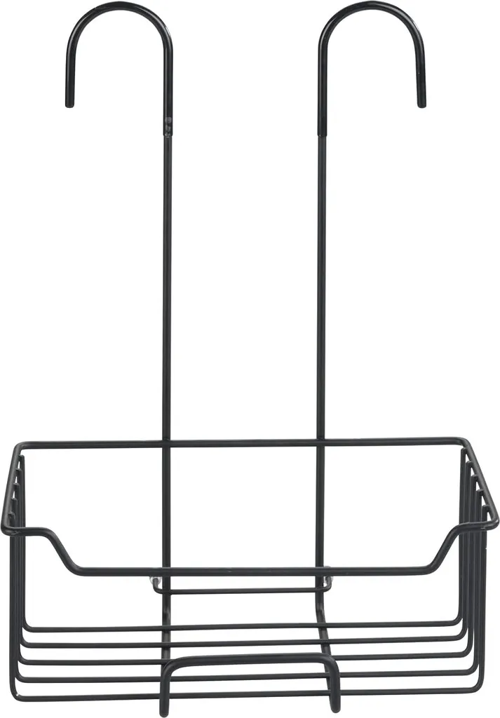 Organisateur de Douche Milo Noir pour Mitigeur - Stockage Accessoires