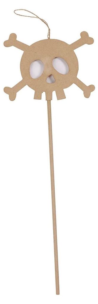 Clairefontaine Pappmache Stab Totenkopf 39cm
