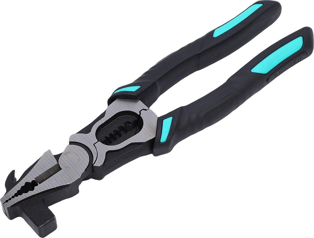 Multifunktionszange mit Nagelzieher Hammerkopf CRV Stahl Ergonomischer Griff Abisolierzange