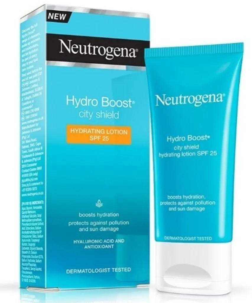 Hydratant Neutrogena City Shield avec Acide Hyaluronique et SPF 25 50ml