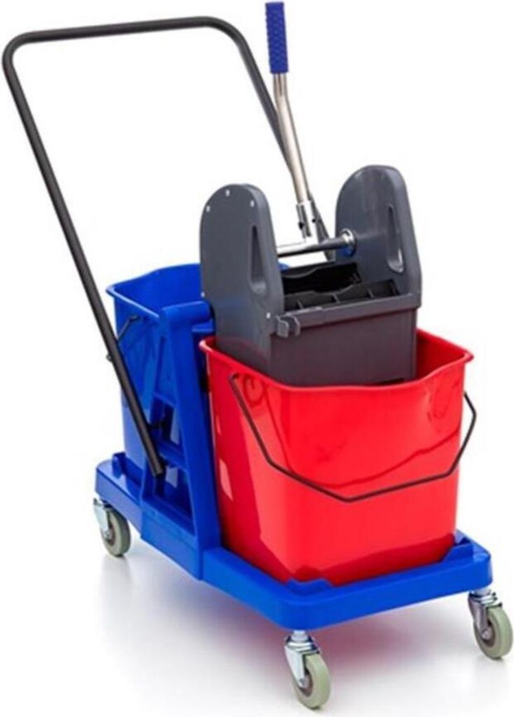 Wisch-Star Doppelfahrwagen mit Presse Speedstar Doppelfahreimer