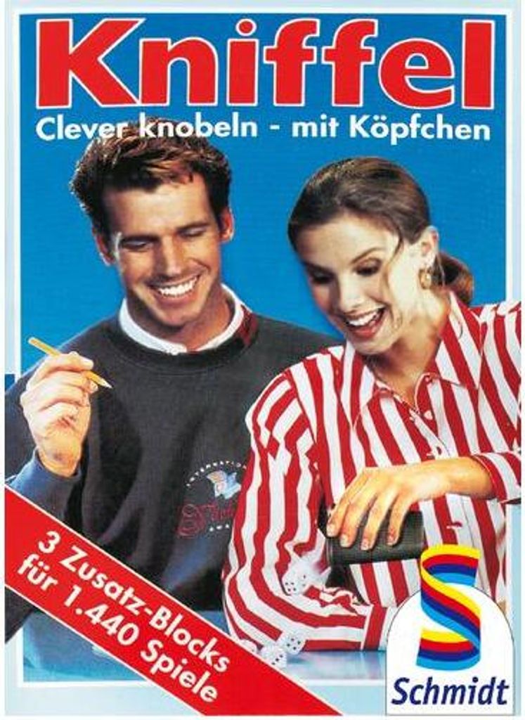 Schmidt Spiele 49039 - Kniffel blok, 3 ďalšie bloky na 1440 Obrázok produktu 4