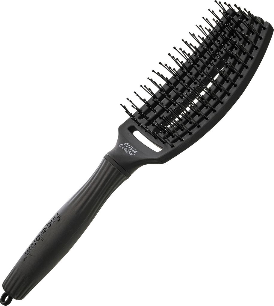Olivia Garden Fingerbrush Double Bristles black M Zdjęcie produktu 3