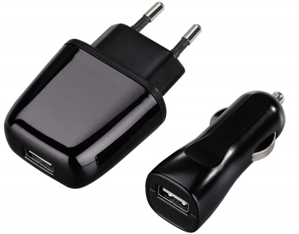 Hama 00105153, Auto, Drinnen, AC, Zigarettenanzünder, Schwarz