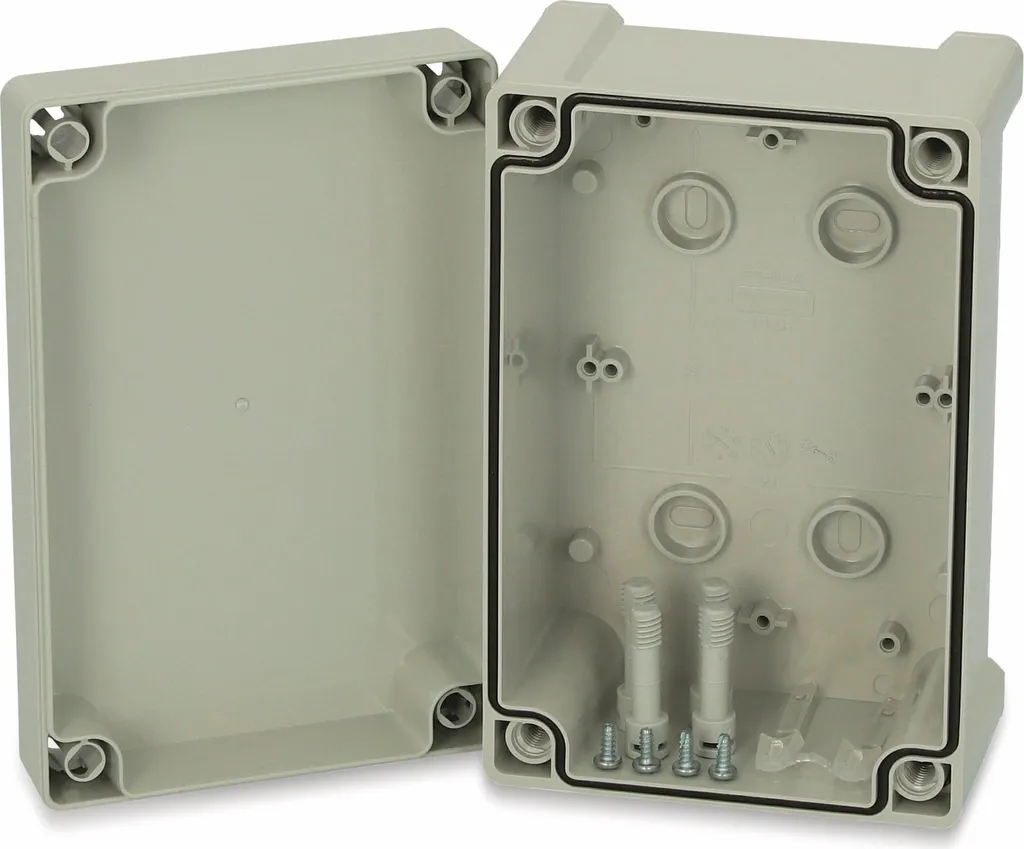 Cassetta Fibox TA 191209 187x122x90 ABS Grigio | IP65 con Cerniere