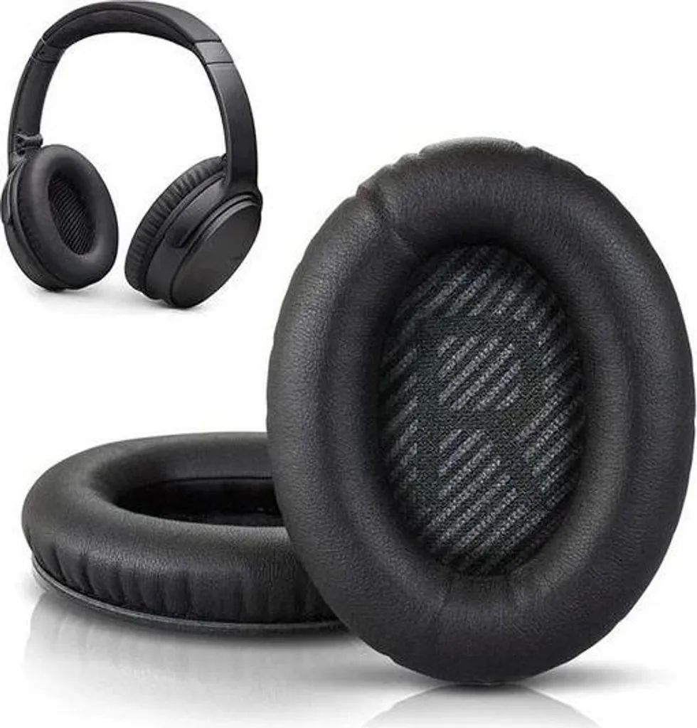 Coussinets de rechange Bose QC35 QC25 cuir d'agneau pour écoute prolongée