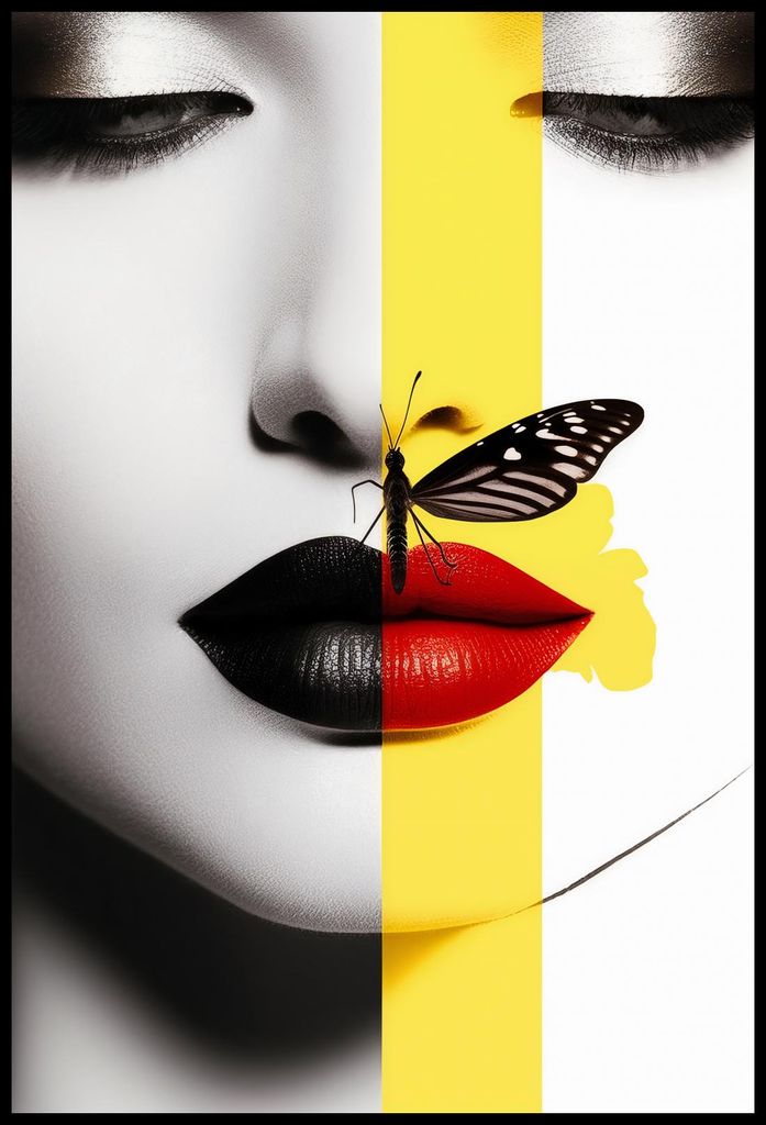 Poster 61x90,5cm Schmetterlingsschönheit