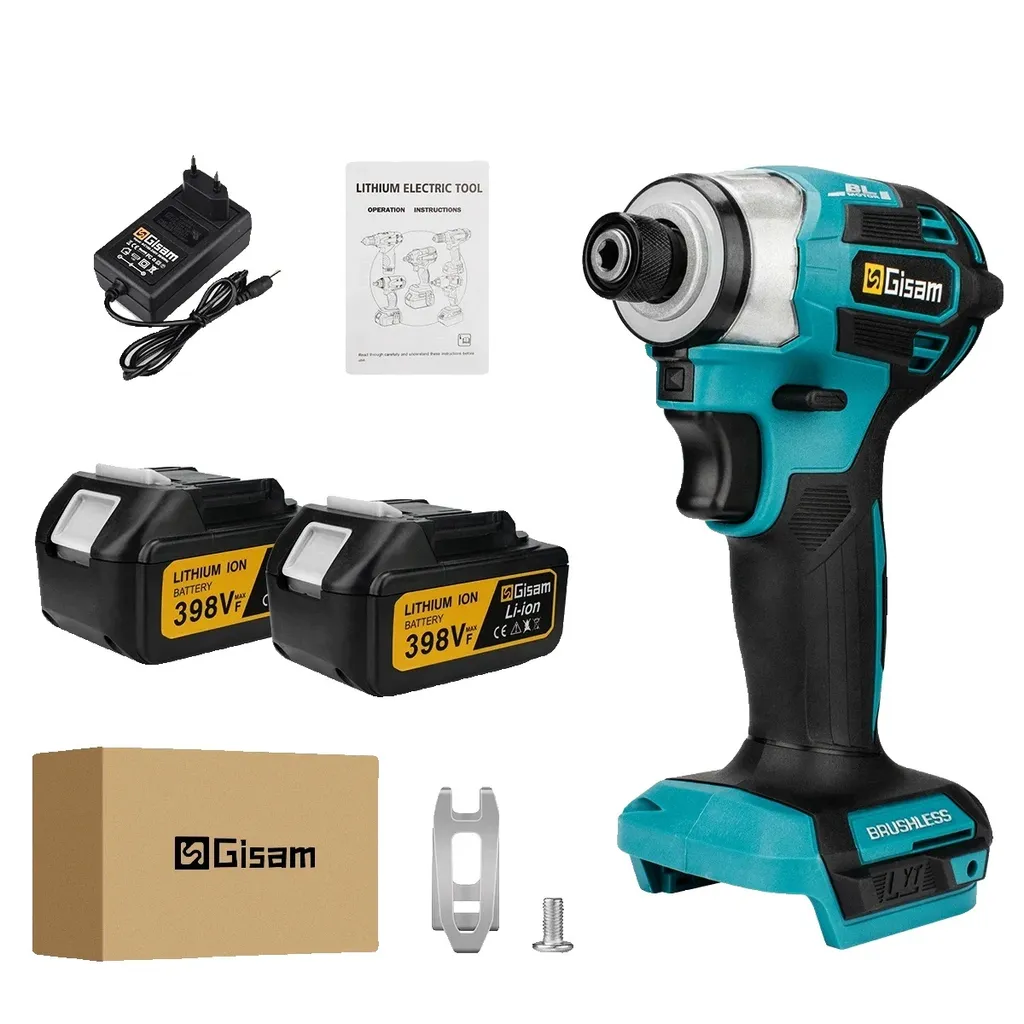 Avvitatore ad Impulsi 688NM: Kit 2 Batterie Litio per Coppia Estrema