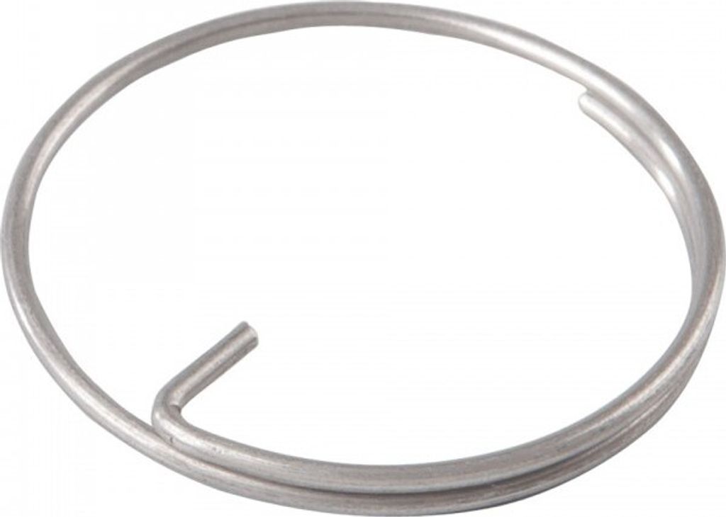 Schild I Befestigungsring, für gravierte/bedruckte Schilder, Edelstahl, Ø 50mm