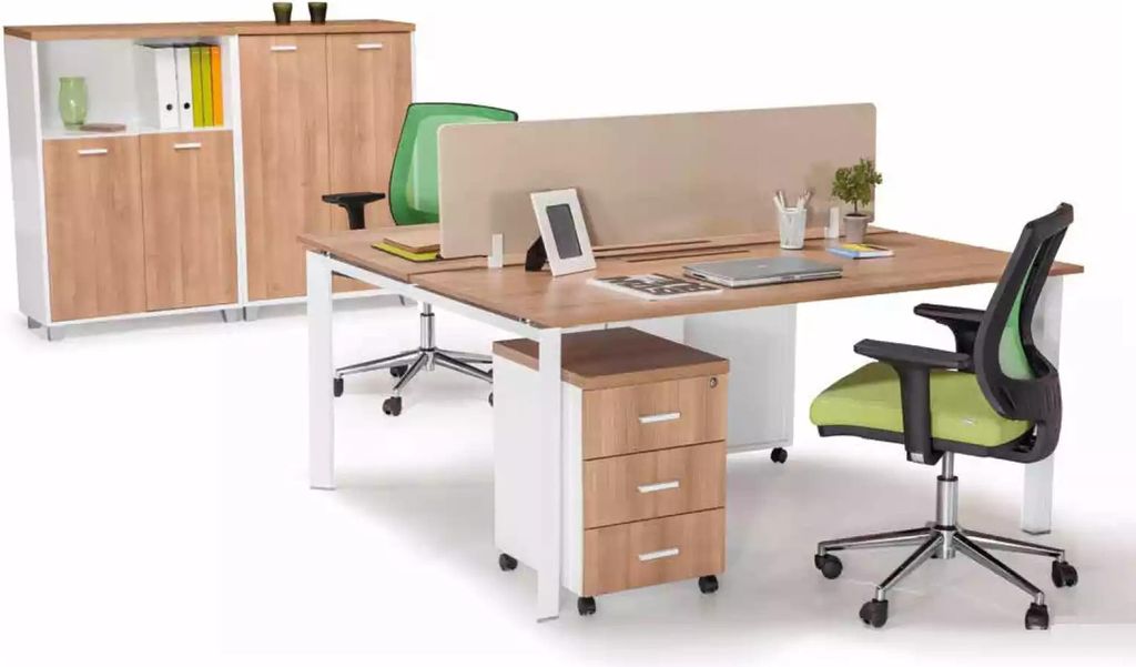 Moderner Arbeitszimmer Tisch Büromöbel Holztische Luxus Möbel Braun
