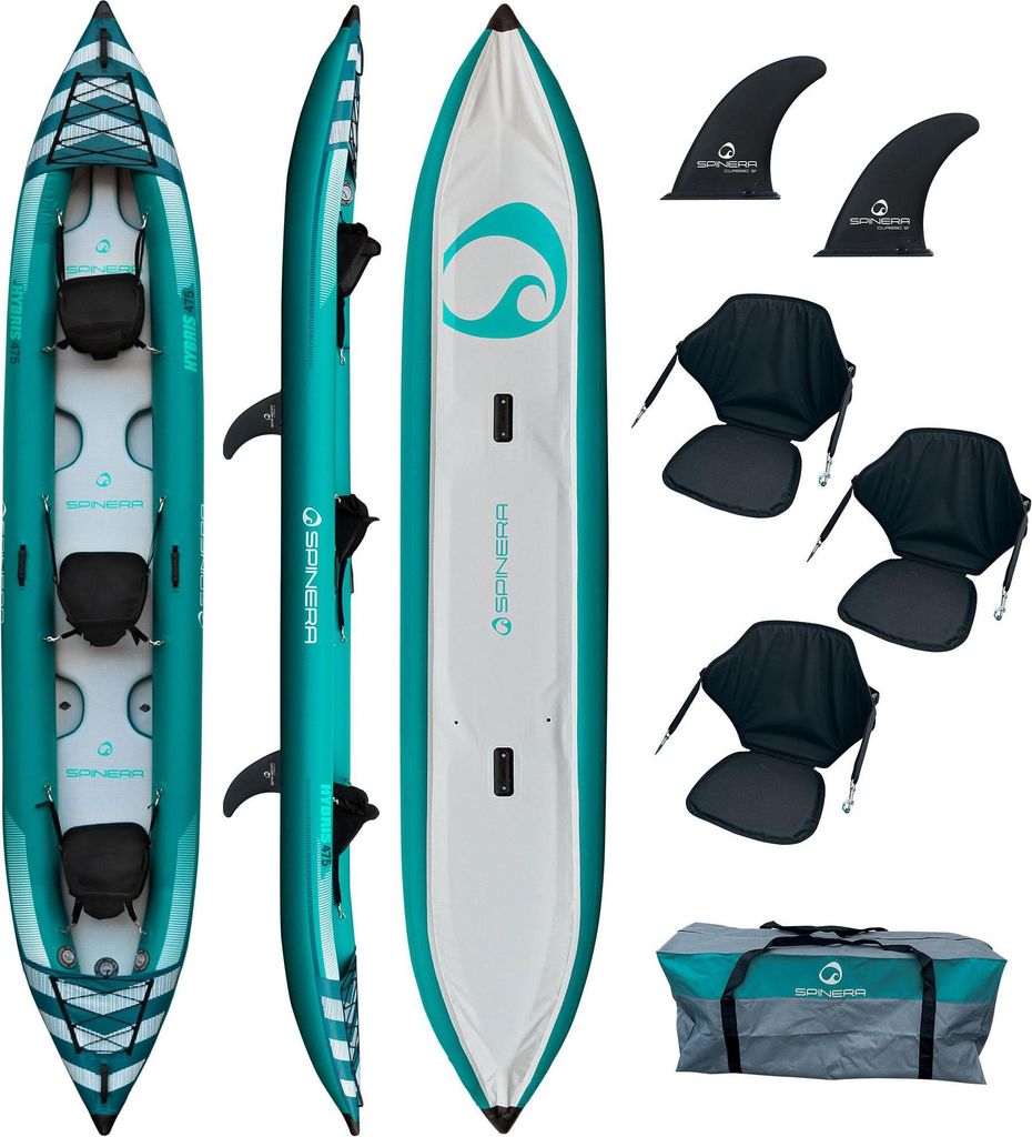 SPINERA Hybris 475 Kajak 3 Personen inflatable Kanau Kayak Produktbild 