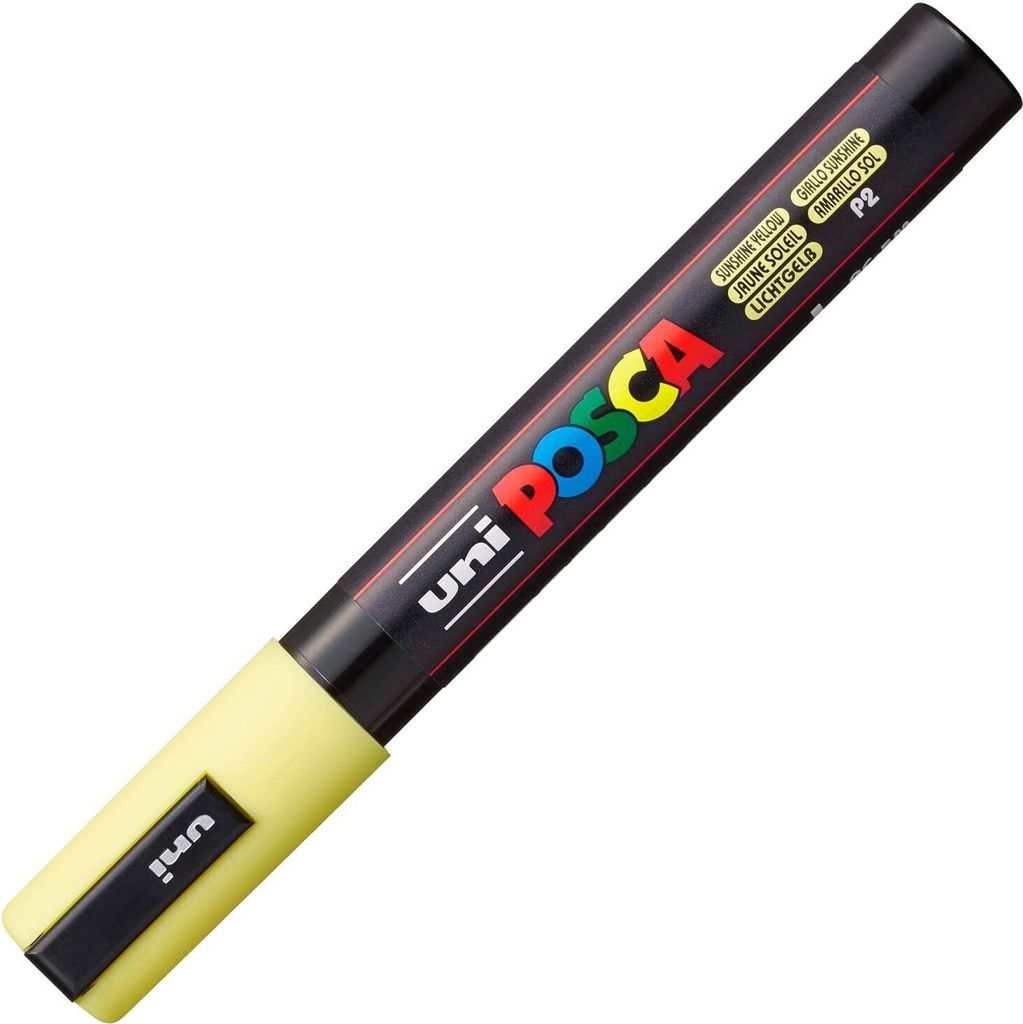 POSCA Pigmentmarker PC-5M lichtgelb