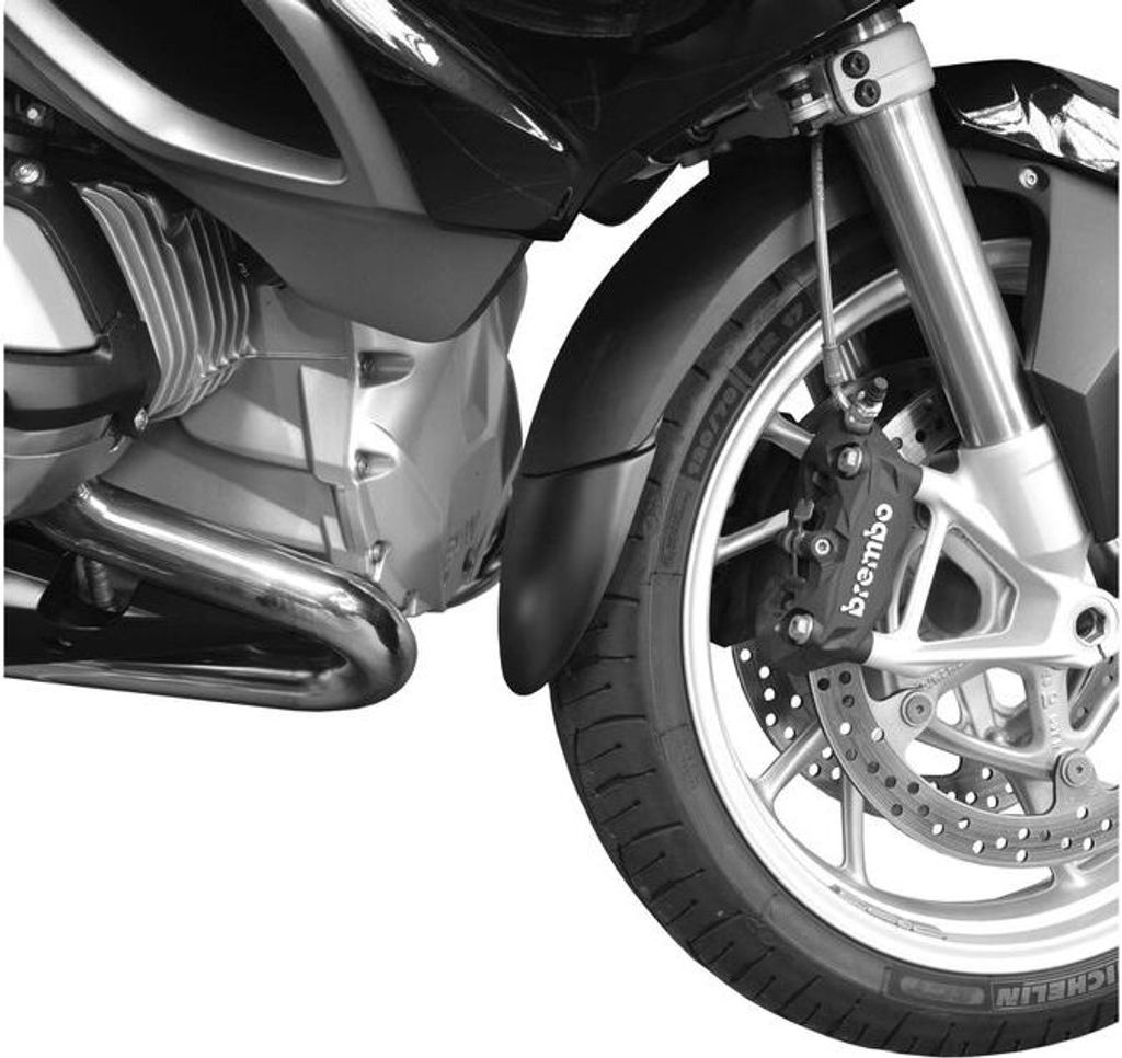 PUIG 20358N Verlängerung des vorderen Schutzblechs passend fuer BMW R1250RT Schwarz