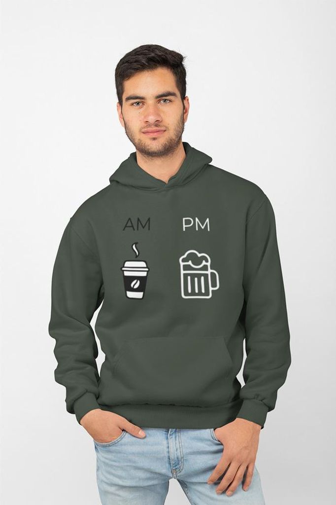 D&B Uni Hoodie EB00011 AM-PM Waldgrün-Größe 3XL