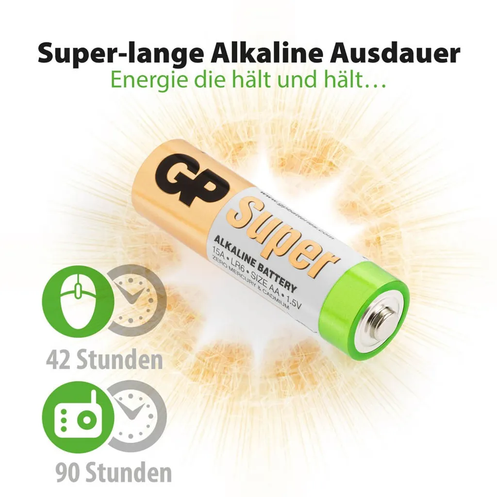 Piles AA et AAA GP Super Alcalines Haute Performance 030MEGAPACK x44 - 7