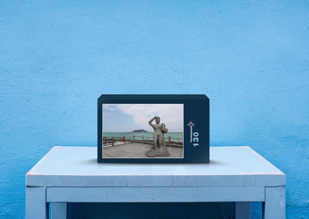 hansepuzzle 33663 - Statue Puzzle, 130 Teile, Religion, 28,7 x 20,0cm mit hochwertiger Aufbewahrung, Kartonbox und wiederverschließbarem Beutel