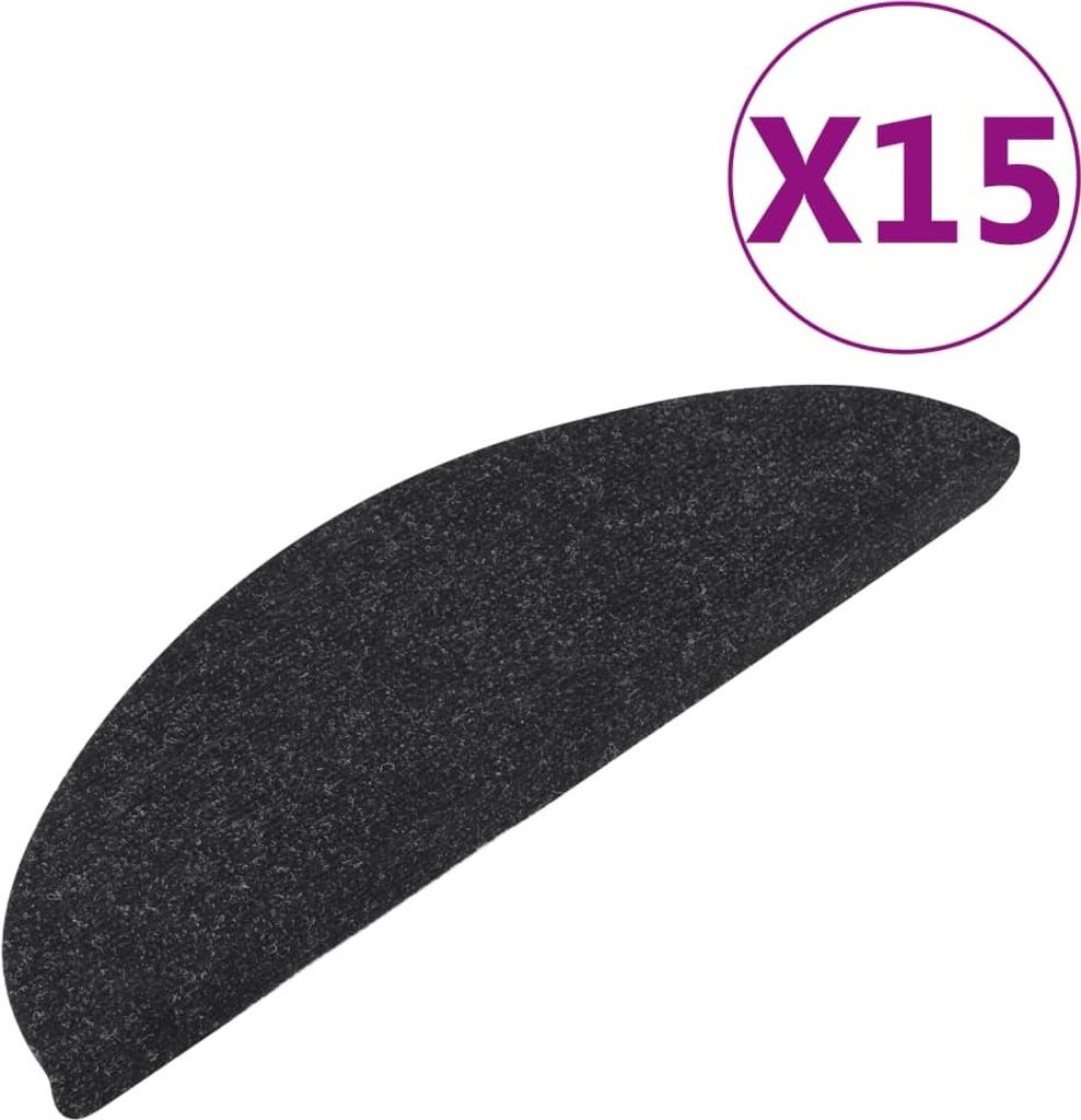 vidaXL Stufenmatten Selbstklebend 15 Stk. 56x17x3 cm Produktbild 