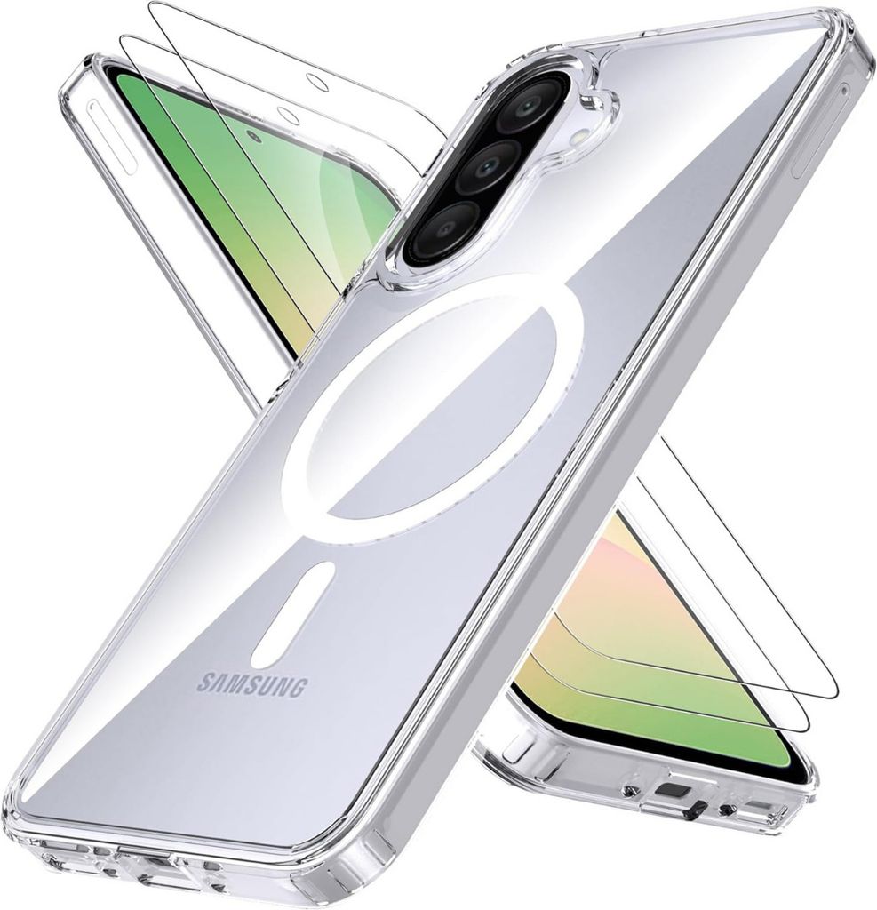 Hülle + 2X Panzerglas für Samsung Galaxy A56 5G MagSafe Produktbild 