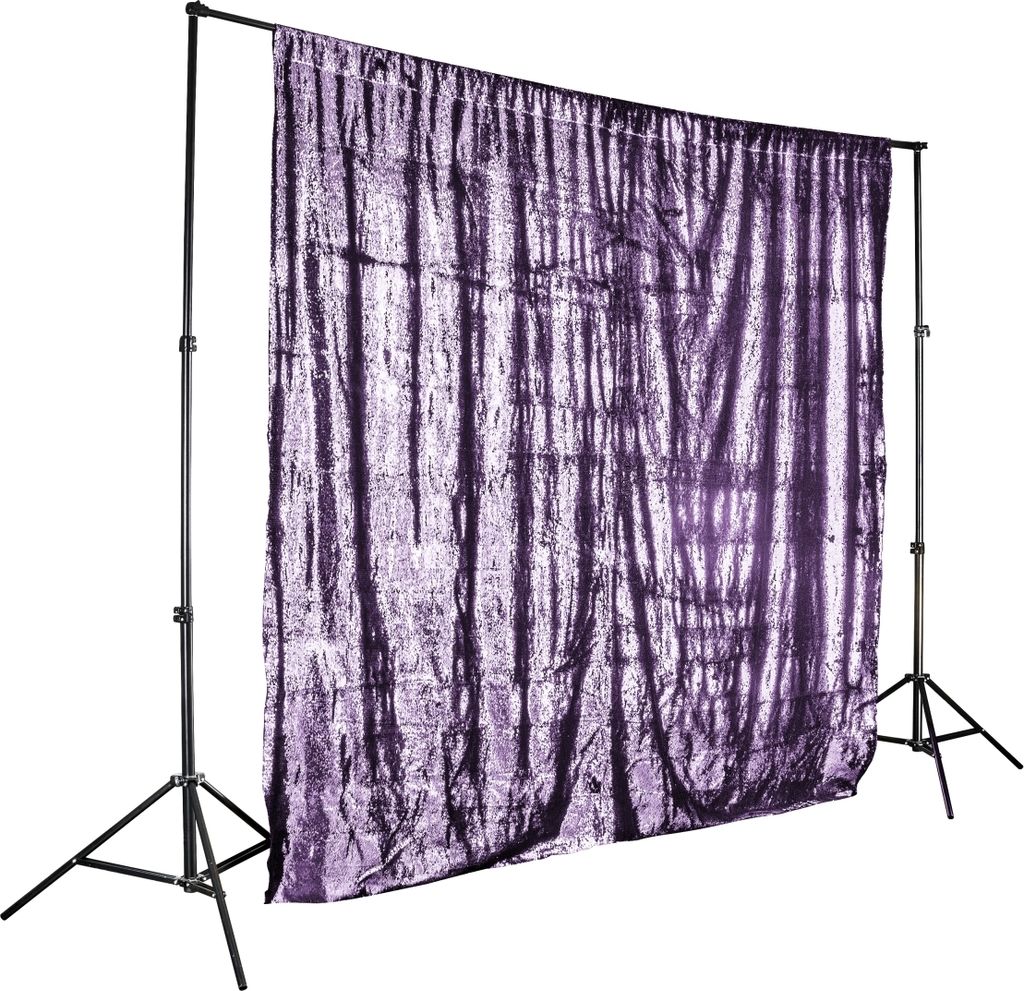 Walimex pro Paillettenhintergrund 2,6x2,4m rosa