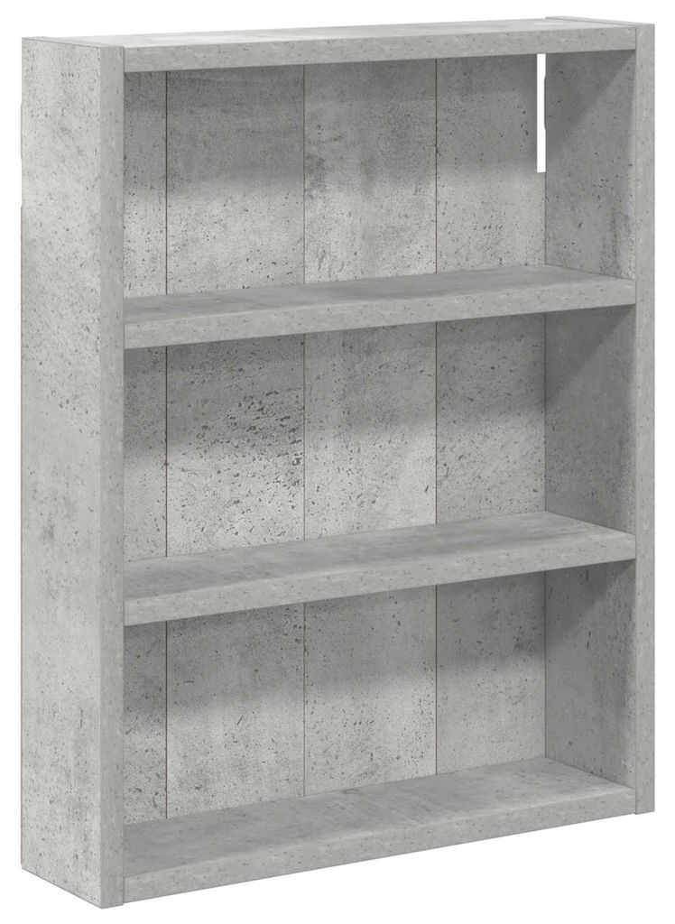 vidaXL Badezimmer-Wandschrank Betongrau 40 x 10 x 50 cm Produktbild 