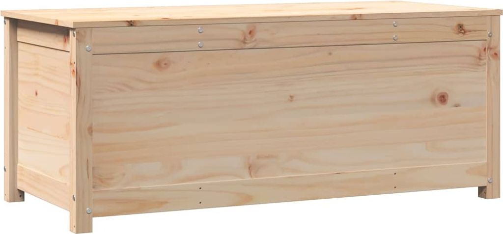 Cassapanca 110x50x45,5 cm in legno di pino massiccio Immagine del prodotto 