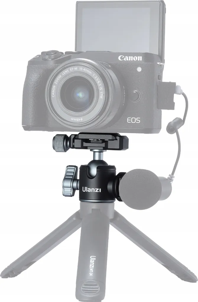 Rotule pour Vlogging Ulanzi U-80L avec Support Micro et Arca Swiss 3D - 11