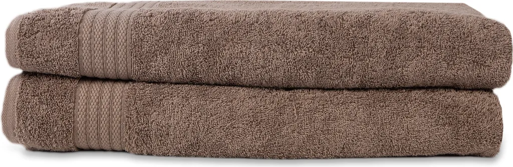 Asciugamani per Sauna 4 pz Verde 80x200cm 360g/m² 100% Cotone CFW472107 | Leroy Merlin
