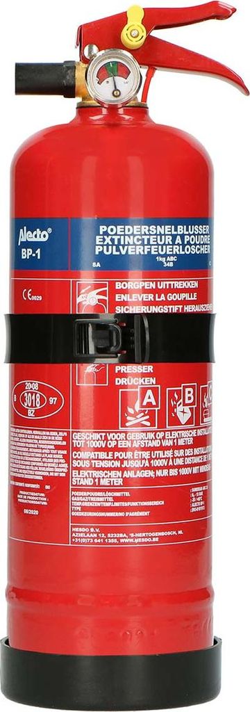 Alecto BP-1 - Pulverlöscher 1 kg