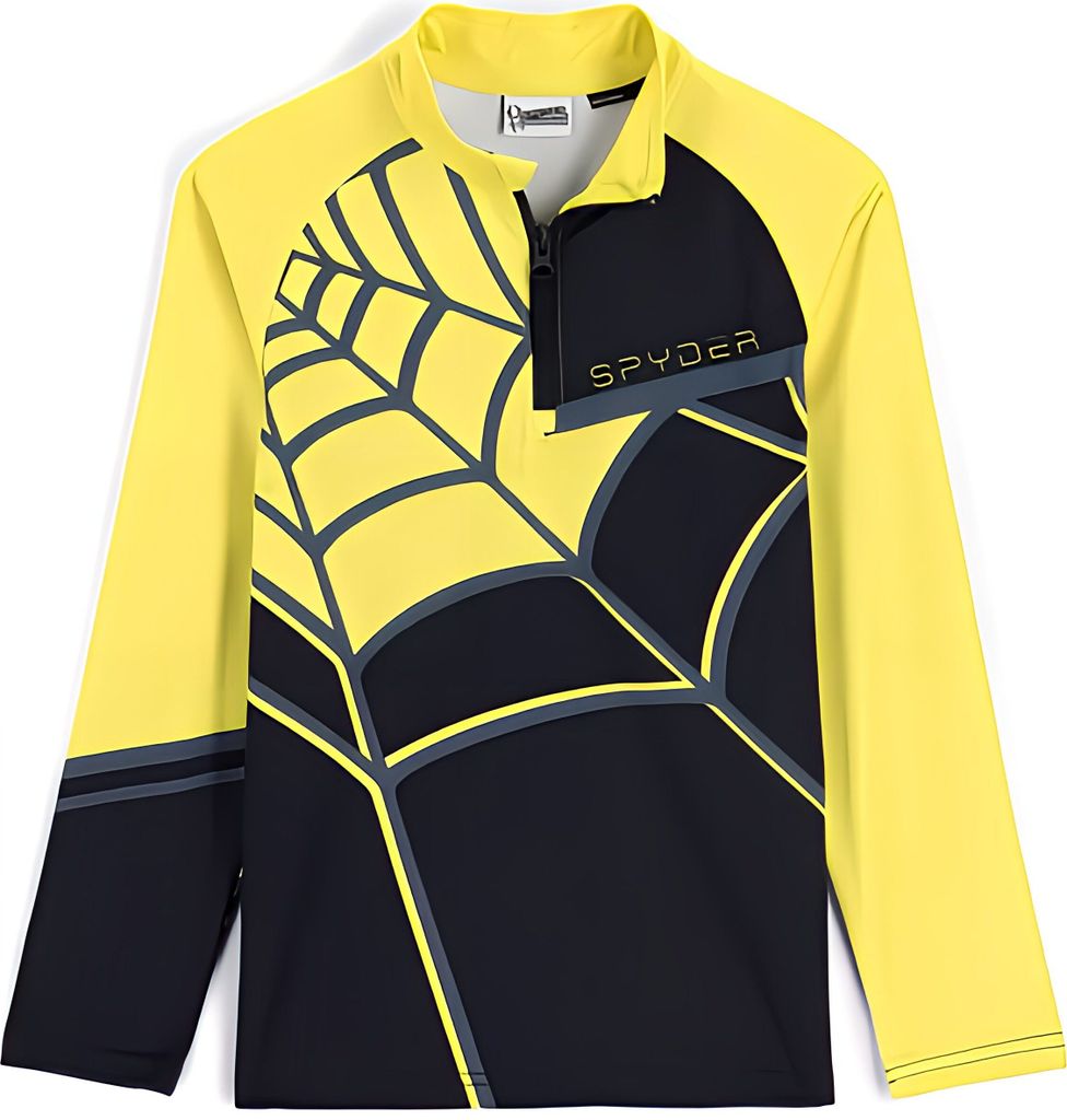 Spyder Web Zip T Neck Skirolli für Kinder - Grösse 140