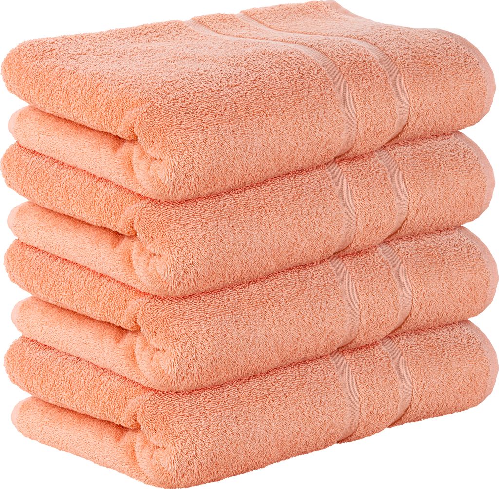 StickandShine 4er SET Premium Frottee Badetuch 100x150 cm Produktbild 