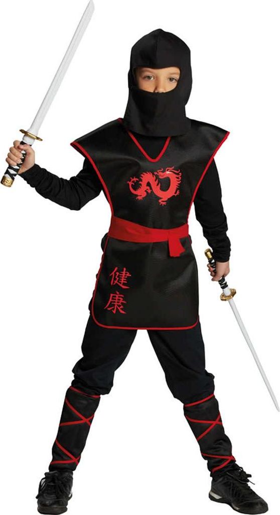 Rubies Kostüm Ninja Krieger Gr.140