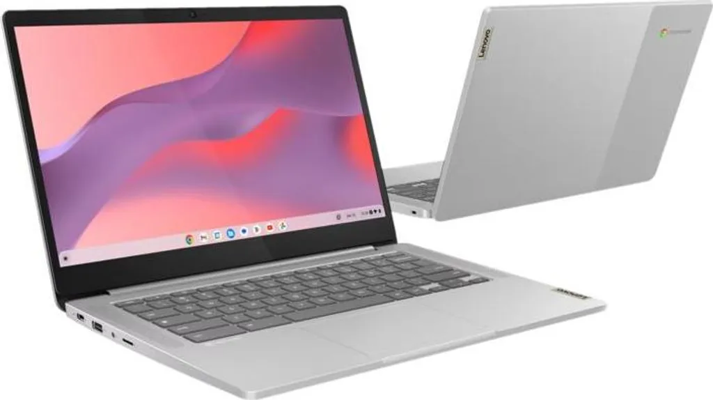 Chromebook Lenovo IP Slim 3 14M868 Kompanio 520 8Go 128Go Gris Nuage